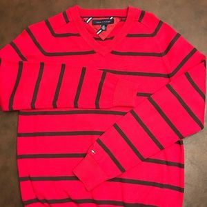 Red Tommy Hilfiger sweater